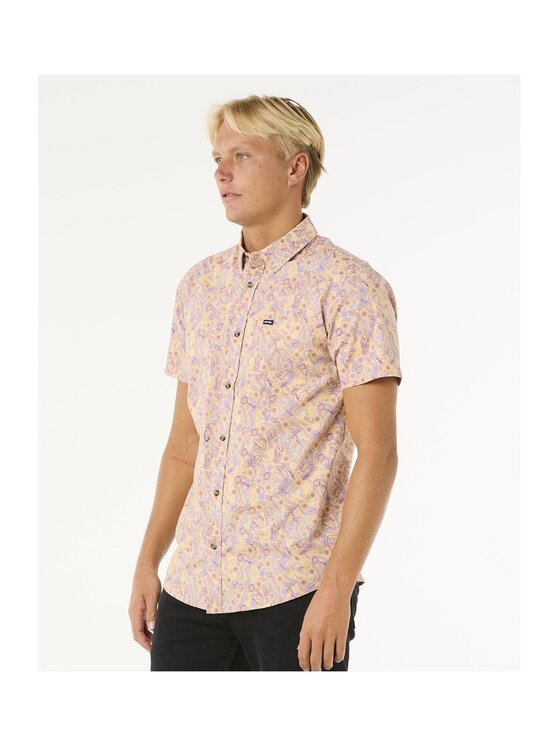 Rip Curl Rip Curl Koszula Floral Reef S/S Shirt Fioletowy Standard Fit