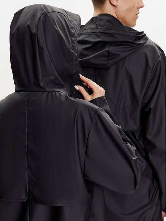 Rains Rains Geacă de ploaie 18360 Negru Regular Fit