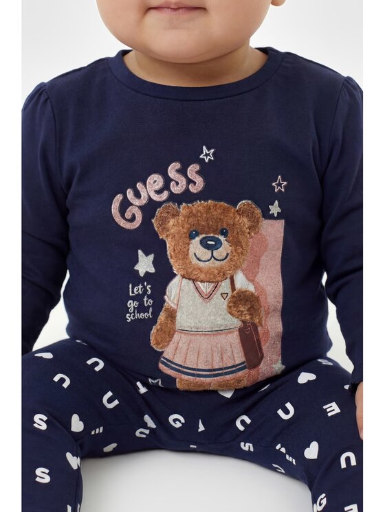Guess Guess Blúz K6YI11 K3676 Sötétkék Regular Fit