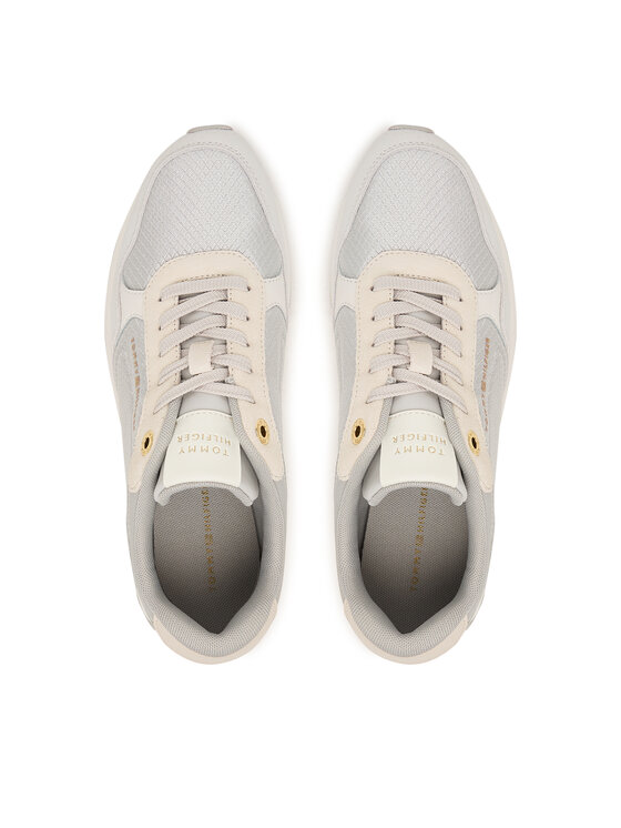 Tommy Hilfiger Tommy Hilfiger Sneakersy Th Retro Runner FW0FW09690 Světle šedá