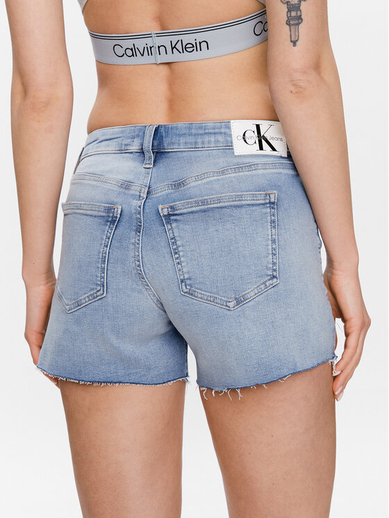 Calvin Klein Jeans Calvin Klein Jeans Džínové šortky J20J220644 Modrá Regular Fit