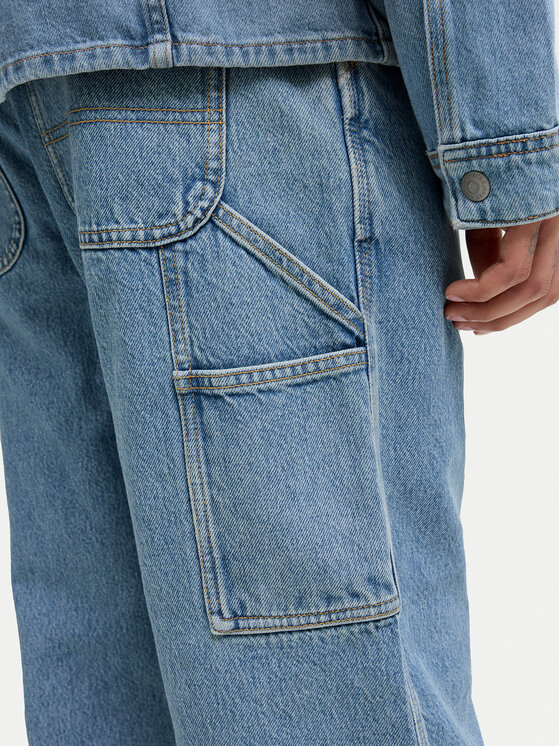 Jack & Jones Jack & Jones Farmer Alex 12272222 Kék Baggy Fit