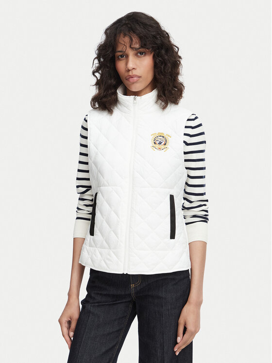 Beverly Hills Polo Club Vestă P-SS26W-JK0281-0009 Crem Regular Fit