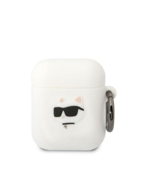 KARL LAGERFELD KARL LAGERFELD Etui na słuchawki AirPods 1/2 Biały