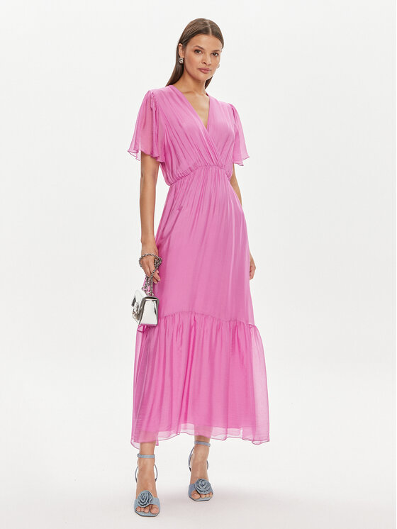 Haveone Haveone Rochie de vară AFF-L013 Violet Regular Fit