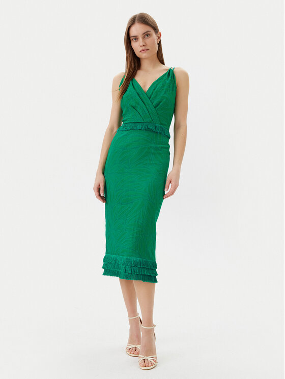Simona Corsellini Simona Corsellini Koktélruha P25CPAB02001 Zöld Slim Fit