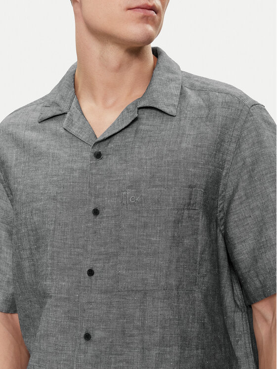 Calvin Klein Calvin Klein Koszula K10K109521 Szary Relaxed Fit