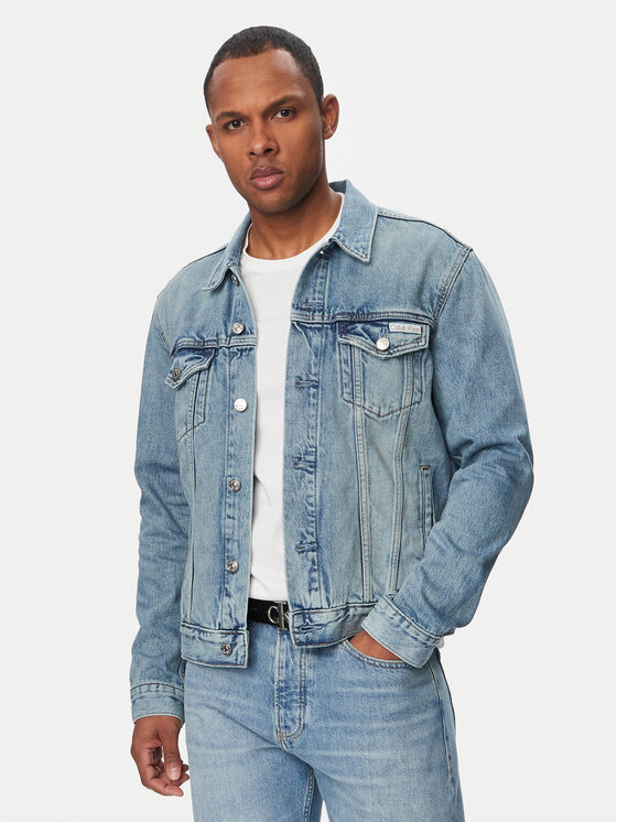 Calvin Klein Jeans Calvin Klein Jeans Farmer kabát Classic LV04RF957G Kék Regular Fit
