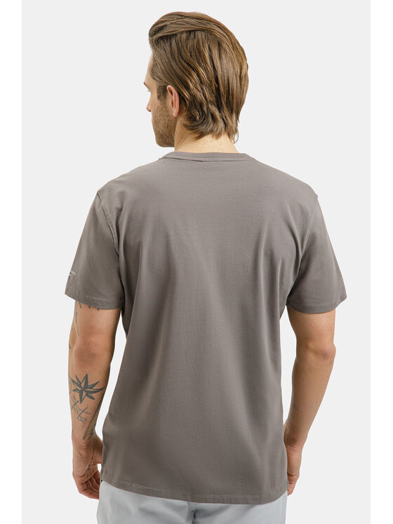 Cross Jeans Cross Jeans T-Shirt 16155-021 Szary Regular Fit