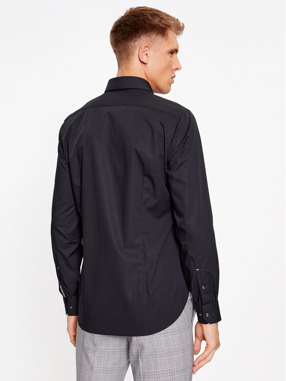 Michael Kors Michael Kors Πουκάμισο MD0MD90435 Μαύρο Modern Fit