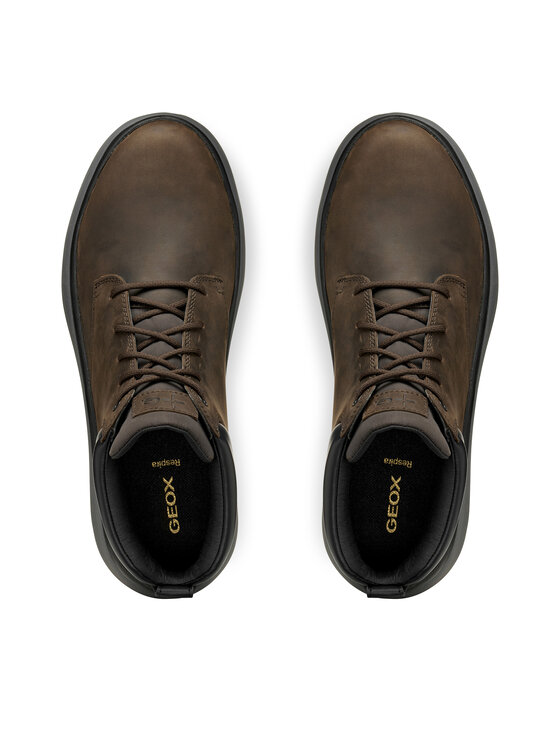 Geox Geox Schnürschuhe U Granito + Grip U56MSA 000FF C0196 Braun