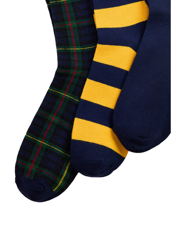 Polo Ralph Lauren Polo Ralph Lauren 3er-Set hohe Kindersocken 444P03154001 Bunt