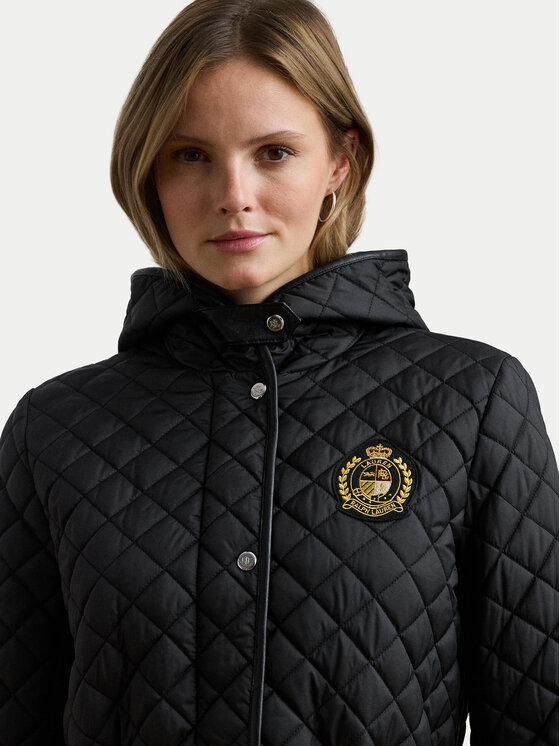 LAUREN RALPH LAUREN LAUREN RALPH LAUREN Átmeneti kabát 297979534001 Fekete Straight Fit