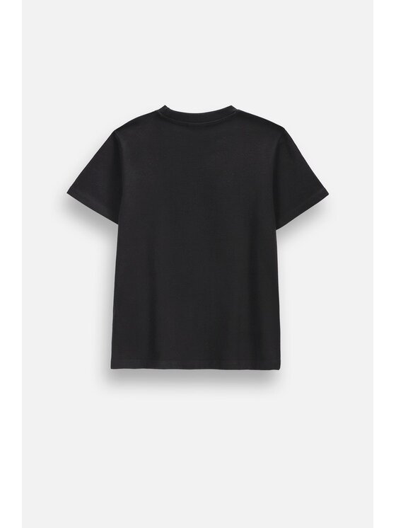 Coccodrillo Coccodrillo Tričko ZC6143214LBD-021 Čierna Regular Fit