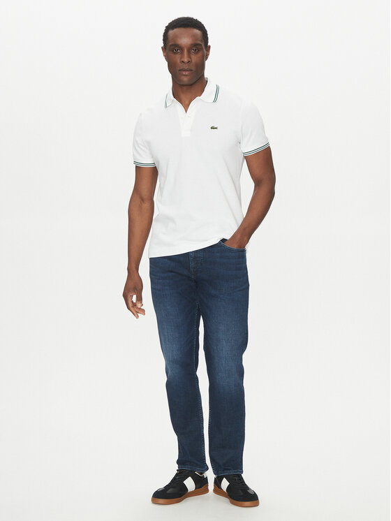 Lacoste Lacoste Polo majica PH9875 Bela Regular Fit