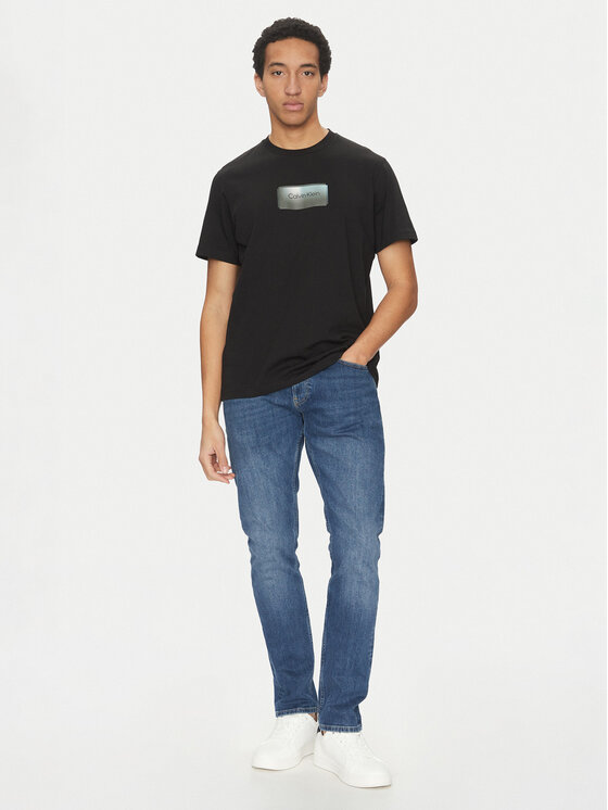 Calvin Klein Calvin Klein T-shirt K10K114174 Crna Regular Fit