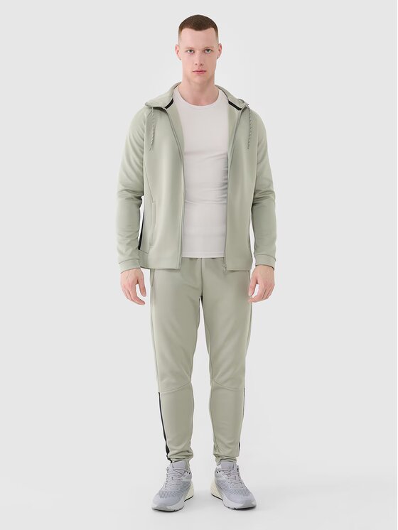 4F 4F Pantaloni di tessuto 4FWSS25TFTRM0836-44S Verde Regular Fit