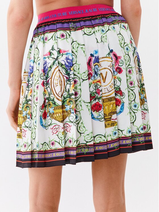 Versace Jeans Couture Versace Jeans Couture Plisirano krilo 74HAE813 Pisana Regular Fit