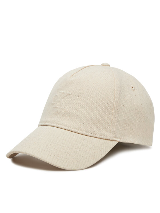 Calvin Klein Jeans Cepure ar nagu Embossed Ck Cap LV04K5049G Bēšs