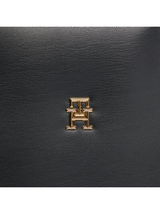 Tommy Hilfiger Tommy Hilfiger Ročna torba Th City Tote AW0AW15690 Črna