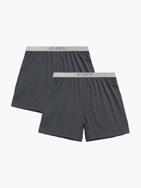 Atlantic Atlantic Bokserki Pimo cotton Szary