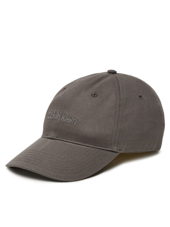 Calvin Klein Calvin Klein Czapka z daszkiem Logo Embroidery LV04D5003G Szary