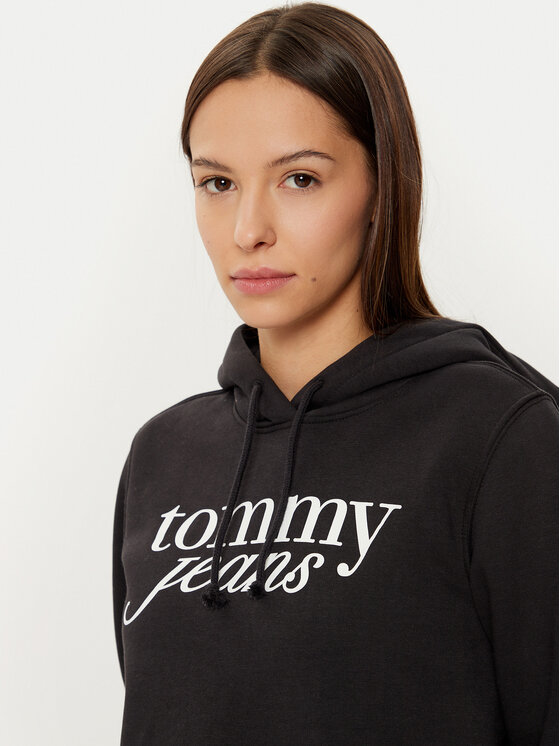 Tommy Jeans Tommy Jeans Μπλούζα DW0DW20170 Μαύρο Regular Fit