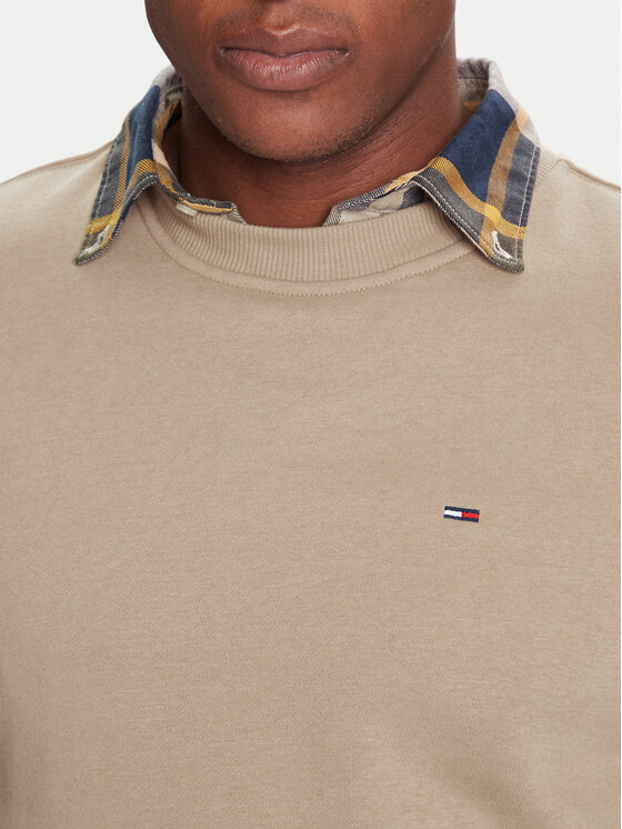 Tommy Jeans Tommy Jeans Džemperis ar kapuci DM0DM20741 Bēšs Regular Fit