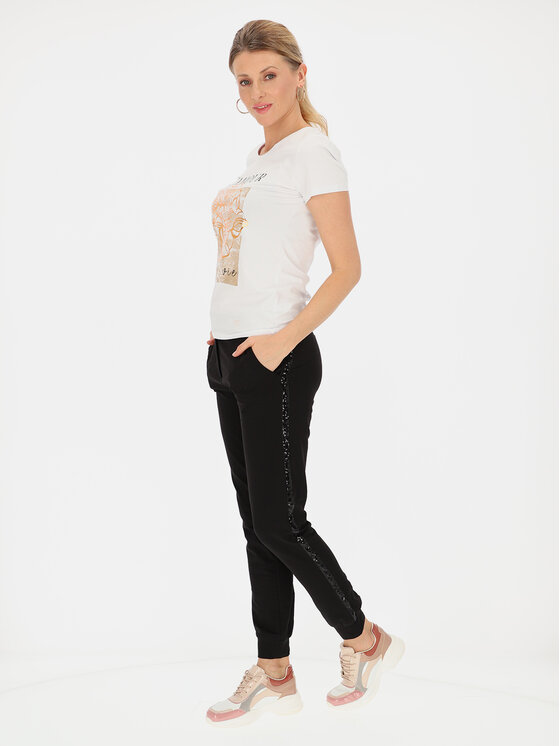 L’AF L’AF Spodnie dresowe Apola Czarny Slim Fit