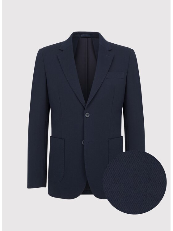 Pako Lorente Pako Lorente Marynarka P24WF-3X-006 Granatowy Slim Fit