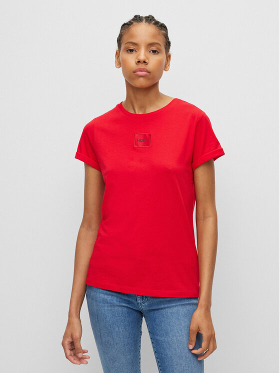 HUGO Hugo T-shirt Redlabel 50456008 Ružičasta Slim Fit