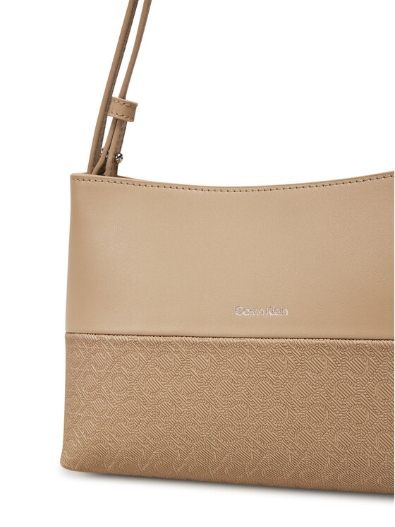 Calvin Klein Calvin Klein Torbica Ck Mixmedia Convertible Bag_Mono K60K613170 Bež