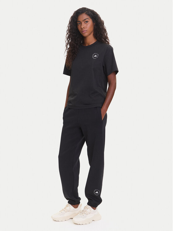 adidas by Stella McCartney adidas by Stella McCartney T-shirt True Casuals HR9170 Crna Regular Fit