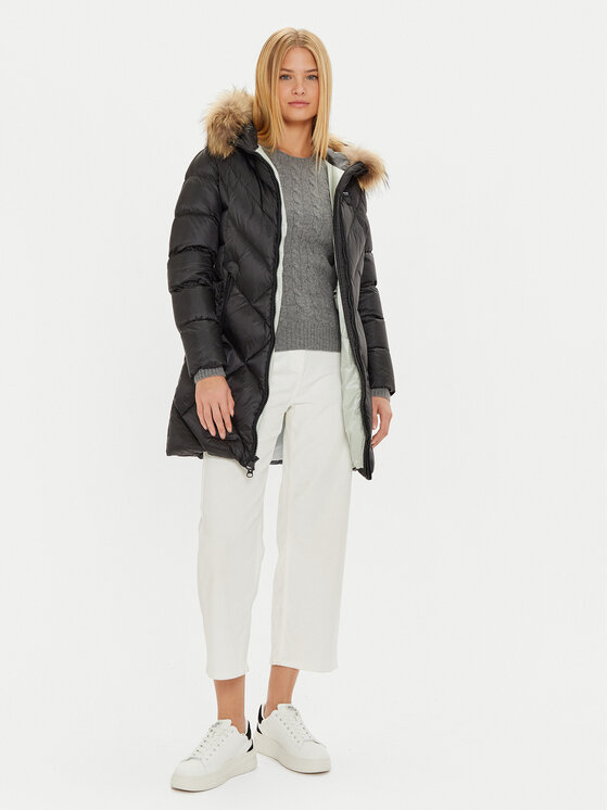 Blauer Blauer Зимно яке 24WBLDK03052 Черен Regular Fit