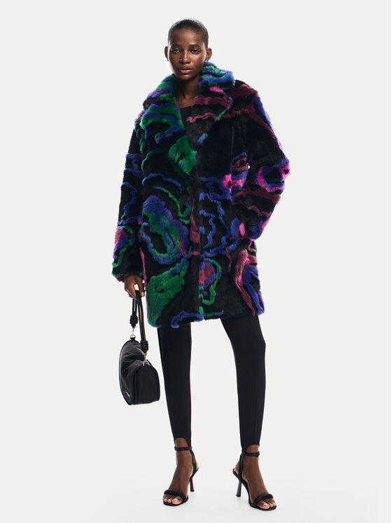 Desigual Desigual Pelliccia Lublin 24WWEWBT Multicolore Oversize