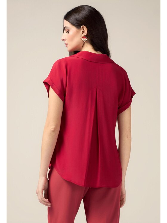 Oltre Oltre Camicia 5185J000733N016 Rosso Over Fit