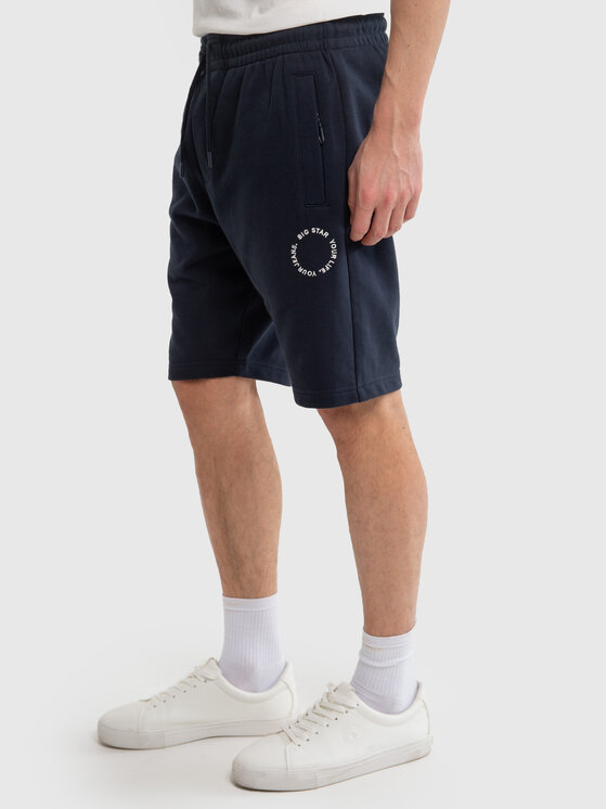 BIG STAR BIG STAR Szorty sportowe KERSYNER Granatowy Basic Fit