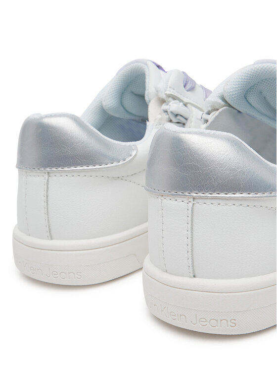 Calvin Klein Jeans Calvin Klein Jeans Snīkeri Low Cut Lece-UP V1A9-82009-1355X S Balts