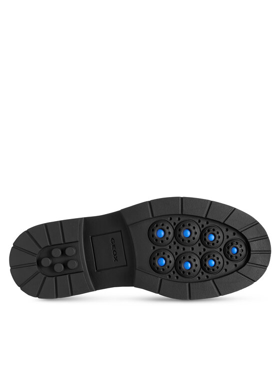 Geox Geox Členková obuv s elastickým prvkom D Spherica Ec7 D56VDA 00043 C9999 Čierna