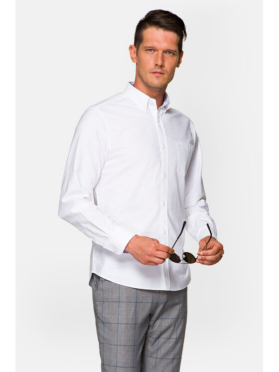 Lancerto Lancerto Koszula Rachel 2 KO073221000008 Biały Slim Fit