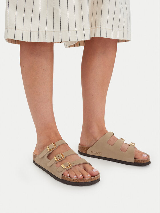 Birkenstock Birkenstock Şlapi Florida Fresh 1029480 Bej