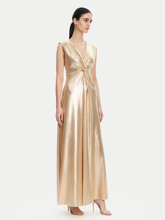 Rinascimento Rinascimento Estélyi ruha CFC0019899002 Arany Regular Fit