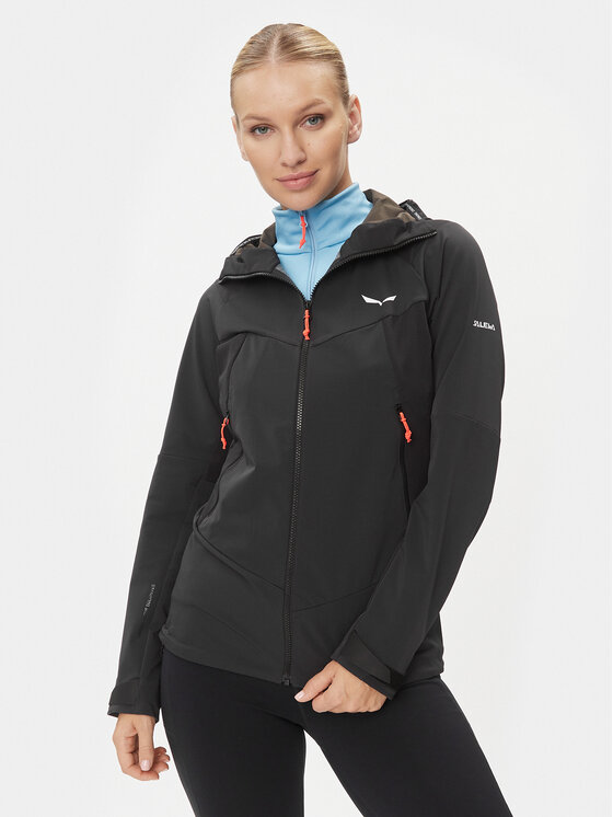 Salewa Outdoor Jakna Sella DST 28469 Crna Regular Fit