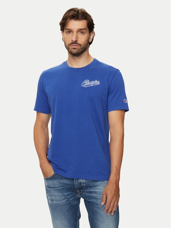 Champion Champion T-särk 218526 Sinine Regular Fit