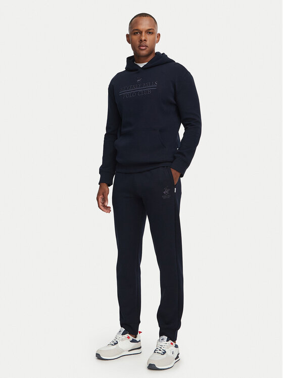 Beverly Hills Polo Club Beverly Hills Polo Club Bluza M6340T Granatowy Regular Fit