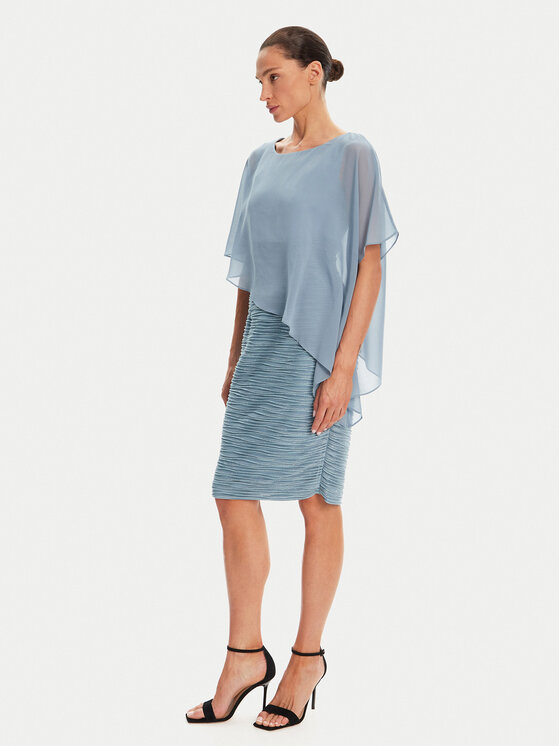 Swing Swing Rochie cocktail 50004700 Albastru celest Regular Fit