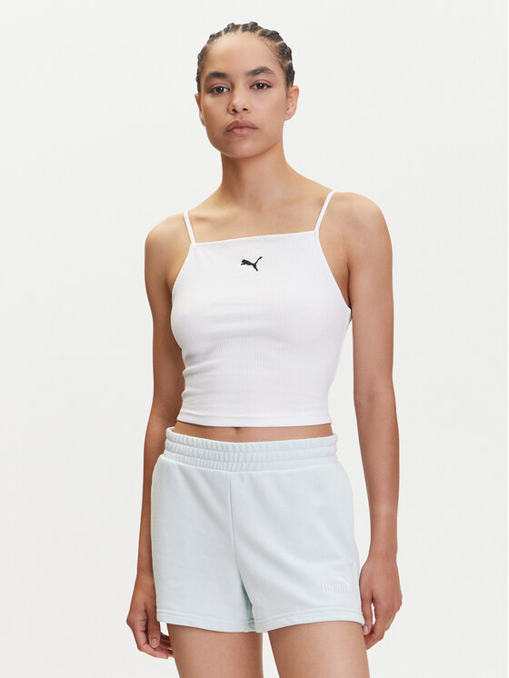 Puma Puma Top Ess 629771 Alb Slim Fit