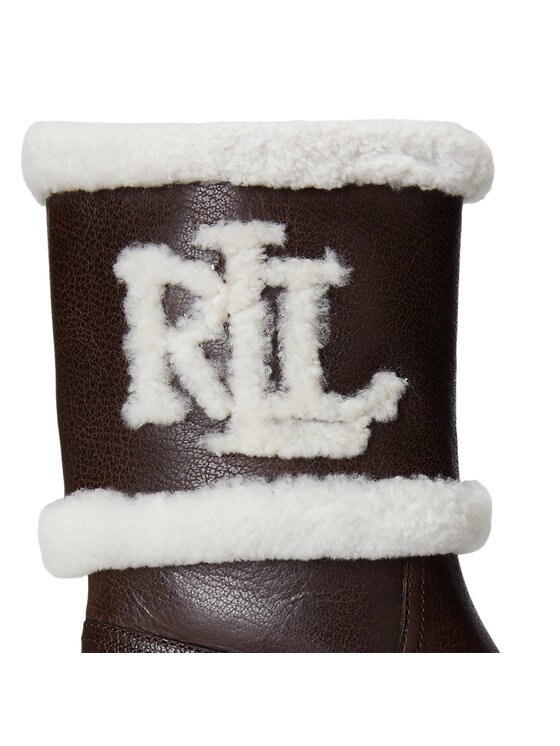 LAUREN RALPH LAUREN Lauren Ralph Lauren Botki Carter 802915439002 Brązowy
