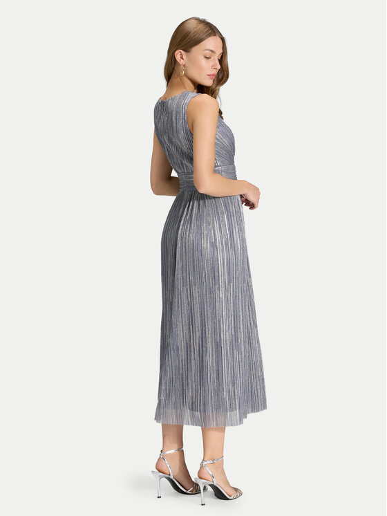 Swing Swing Sukienka koktajlowa 5AK07900 Srebrny Regular Fit