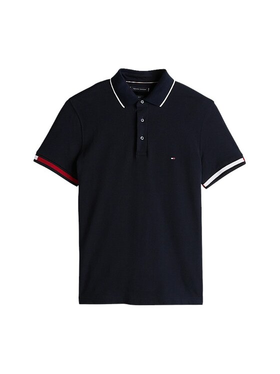Tommy Hilfiger T-Shirt q-dav-58033 Niebieski Regular Fit
